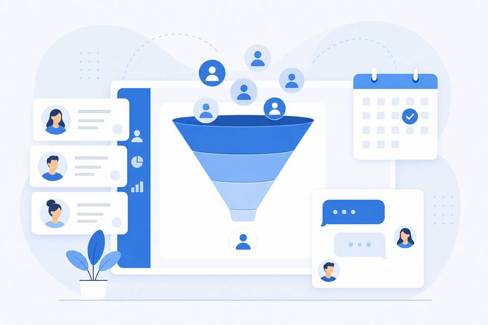 Illustration du module CRM ERPNext